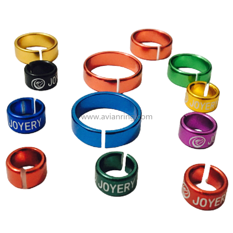 Open Aluminium bird banding