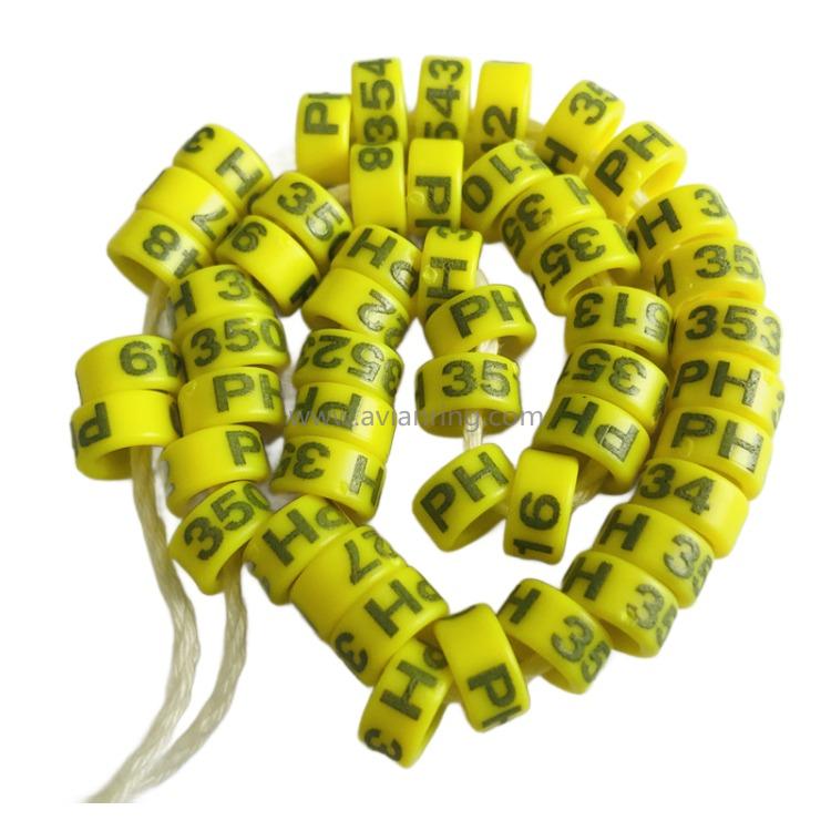 Plastic bird ring