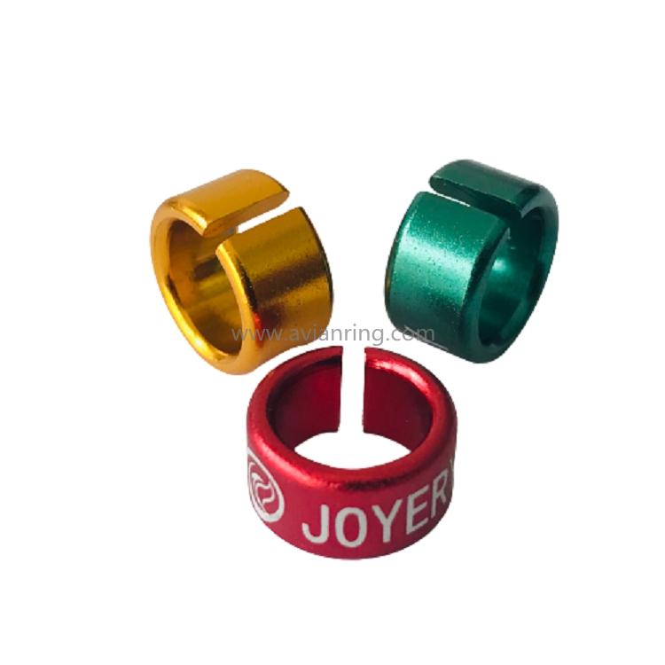 Open Aluminium pigeon ring