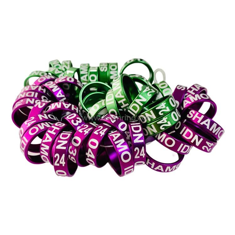 Customized poultry rings
