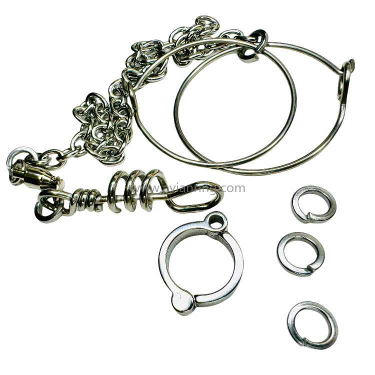 Stainless Steel Split parrot Foot Chain