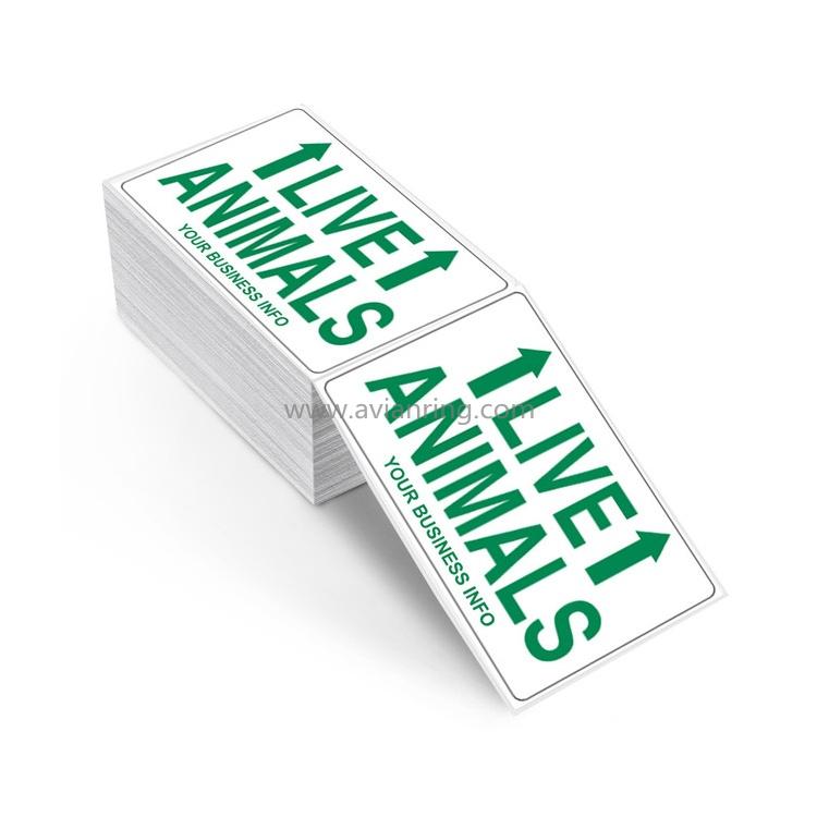 Live Animals Shipping Labels – IATA Standard Transport Stickers