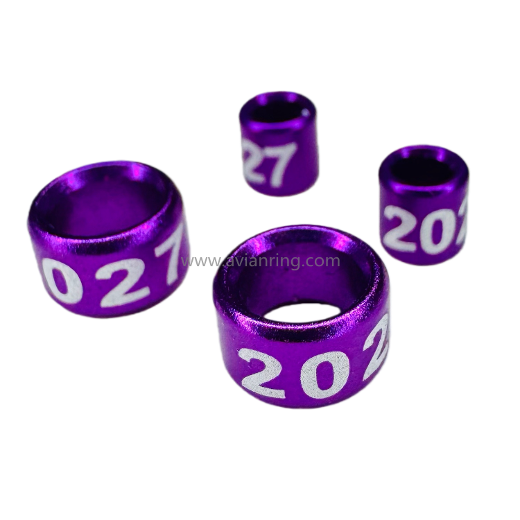 2027 aluminium bird rings