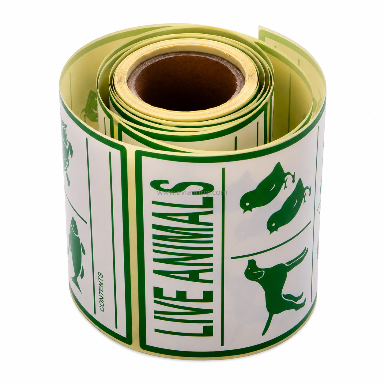 Live Animals Shipping Labels Roll