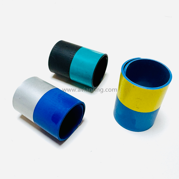 Two-Colour Plastic Spiral Rings
